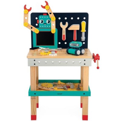 Grand Établi Robot Brico'Kids : Etablis, Outils & Bricolage - Janod