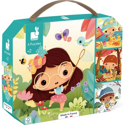 5 Puzzles évolutifs Les saisons - Janod