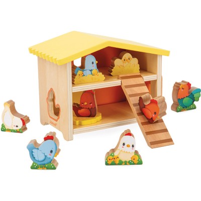 Mon Premier Poulailler : Tracteur & animaux de la ferme - Janod