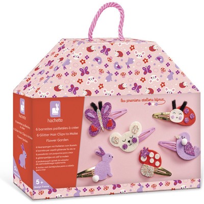 6 Barrettes Flower Garden à Créer : Collection "Les Ateliers Bijoux" & Perles - Janod