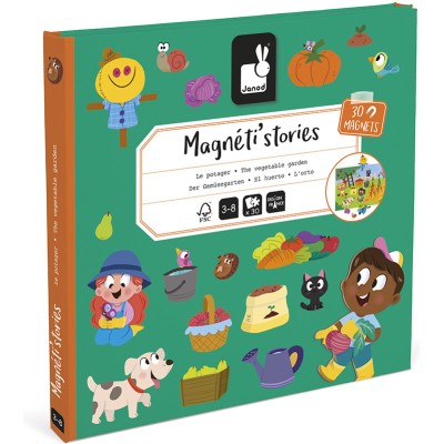 Magnéti'stories le Potager : Jeux éducatifs magnétiques - Janod