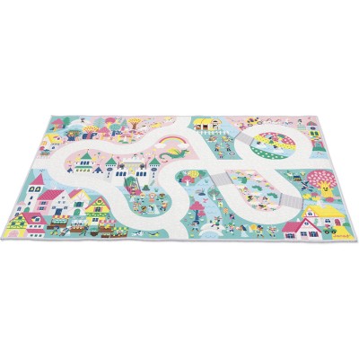 Tapis avec circuit Royaume Enchanté Cross Roads - Janod