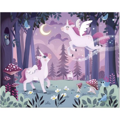 Puzzle Licornes 54 pièces : Puzzles 50 à 149 pièces - Janod