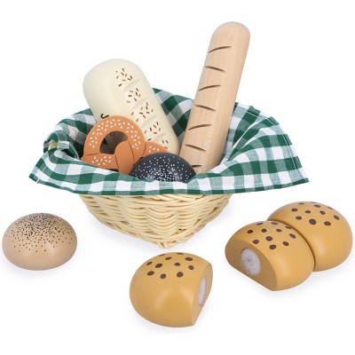 Panier Boulangerie Mamie Soleil : Cuisines, dinettes & marchandes - Janod