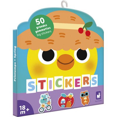 50 Grandes Gommettes Printemps - Janod