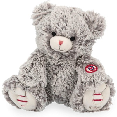 Ours en peluche bébé - Peluche ours gris Rouge - Kaloo