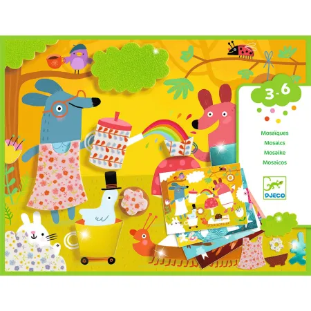 Mosaïques Collages Mousses dès 3 ans - Djeco
