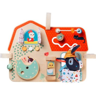 Ferme Panneau d'Activités en Bois Bébé - Lilliputiens