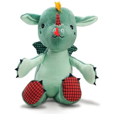 Peluche Joe le dragon dans une boîte cadeau en carton - Lilliputiens