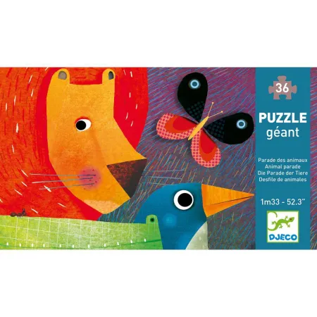 Puzzle Géant La Parade des Animaux - 36 pièces - Puzzle - Djeco