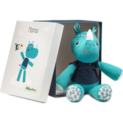 Marius peluche câline en coton bio - Lilliputiens