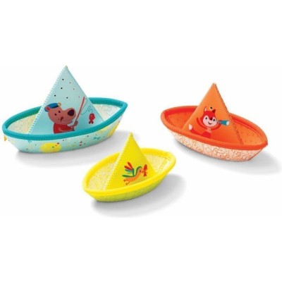Petits bateaux flottants pour le bain - Jouets de bain dès 6 mois - Lilliputiens