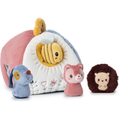 Jouet encastrement bébé - Maison tissu et peluches, 9 mois - Je découvre - 0 à 12 mois - Lilliputiens