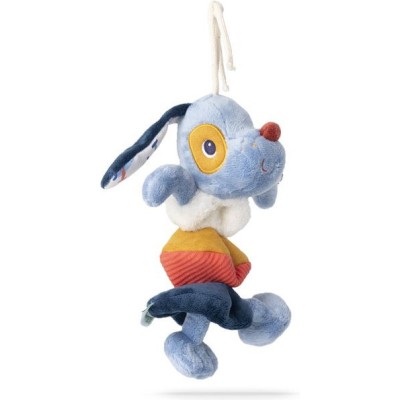 Hochet vibrant bleu Jules le chien, pour bébé 6 mois - Je découvre - 0 à 12 mois - Lilliputiens