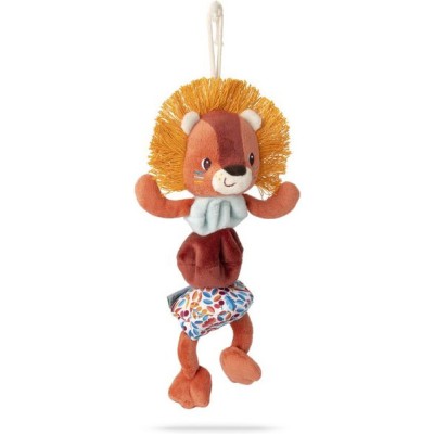 Hochet vibrant orange Jack le lion, pour bébé 6 mois - Je découvre - 0 à 12 mois - Lilliputiens