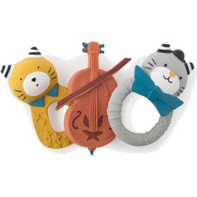 Anneau Dentition Lulu Chat Les Moustaches - Les Moustaches - Moulin Roty