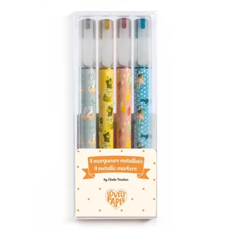 Marqueurs Métalliques Elodie Lovely Paper - Djeco