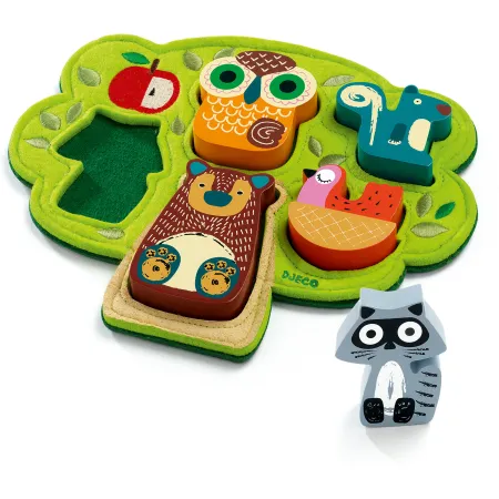 Puzzle Relief Oski - 5 pièces - Puzzle - Djeco