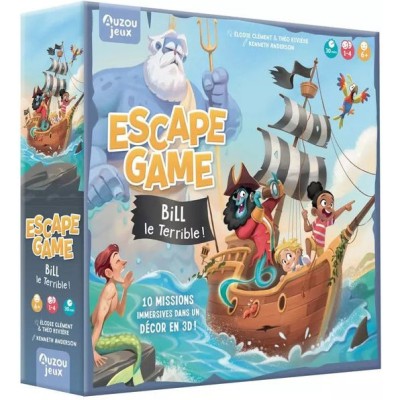 Grands jeux - Escape game - Bill le terrible ! - Auzou