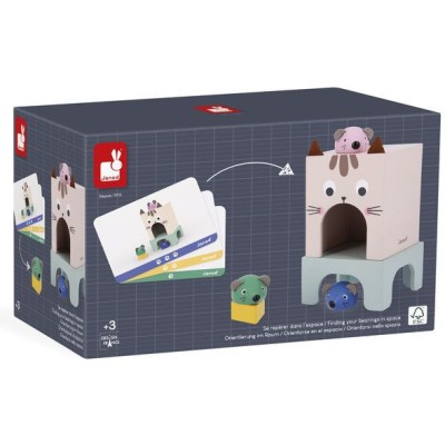 Jouet d'éveil - Jeu éducatif bois - Se repérer dans l'espace - Janod