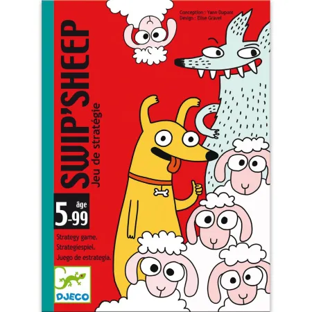 Swip'Sheep - jeu de stratégie 5 ans + - Djeco