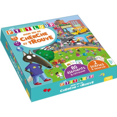 Grands jeux - P'tit loup - Mon jeu de cherche et trouve - Auzou