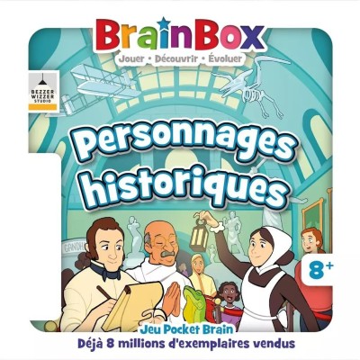 Brainbox pocket : personnages historiques - asmodée