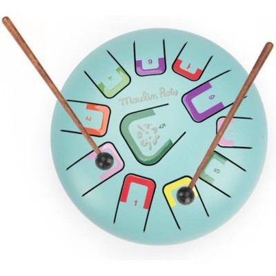 Tambour à languettes Puce & Pilou - Moulin Roty - Puce & Pilou