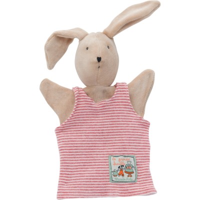 Marionnette Sylvain le lapin La Grande Famille - Moulin Roty - La Grande Famille