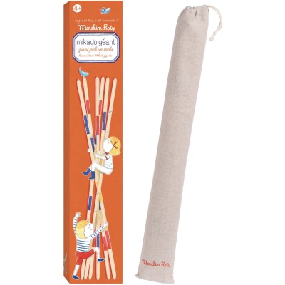 Mikado Géant en Bois Enfant - Moulin Roty - Aujourd'hui c'est mercredi