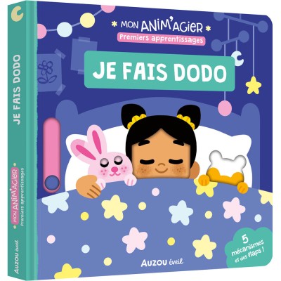 Mon anim'agier - Premiers apprentissages - Je fais dodo - Livres enfants - Auzou