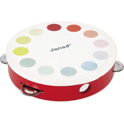 Tambourin Confetti : Jouets musicaux - Janod