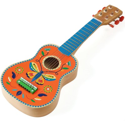 Guitare en bois 6 cordes Animambo - Instrument de musique - Djeco
