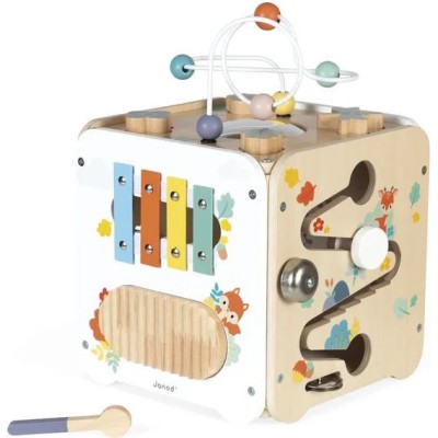 Maxi Cube Multi-Activités Pure : Cubes & Pyrami - Janod