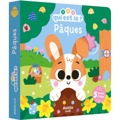 1, 2, 3, qui est là ? - Pâques - Livres enfants - Auzou