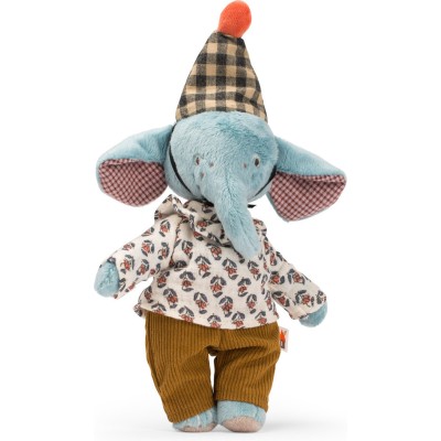 Éléphant 25 cm - Pablo - Les Minouchkas - Peluche douce française - Moulin Roty - Les Minouchkas