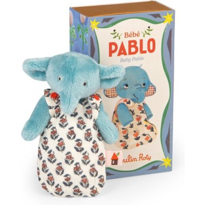 Bébé Pablo l'éléphant Les Minouchkas - Moulin Roty - Les Minouchkas