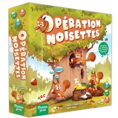 Grands jeux - Opération noisettes - Auzou