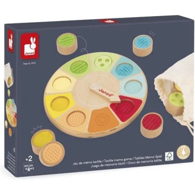 Roue de Reconnaissance Tactile Memo Touch' : Jeux éducatifs science et géographie - Janod