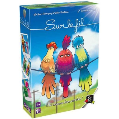 Jeu d'adresse et de placement avec de très jolis oiseaux qui veulent faire des selfies, en équilibre sur le fil.