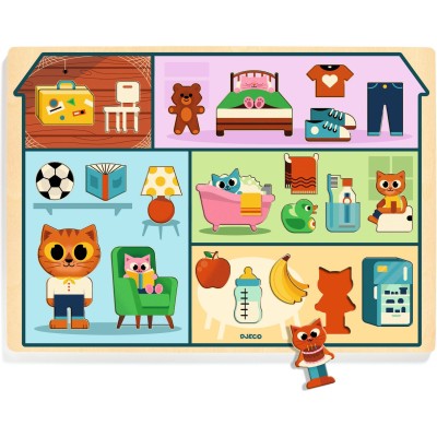 Puzzlo House 22 pcs - Djeco