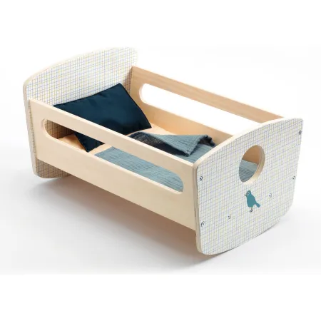 Accessoire pour poupée : lit à bascule blue night - Djeco
