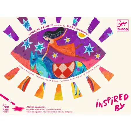 Atelier gouaches En rêve - Inspired - Djeco
