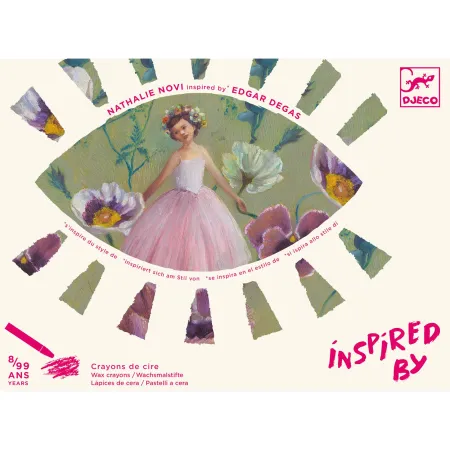 Crayons de cire Ballerines - Inspired - Djeco