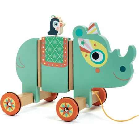 Jouet à tirer en bois : vilma - Djeco