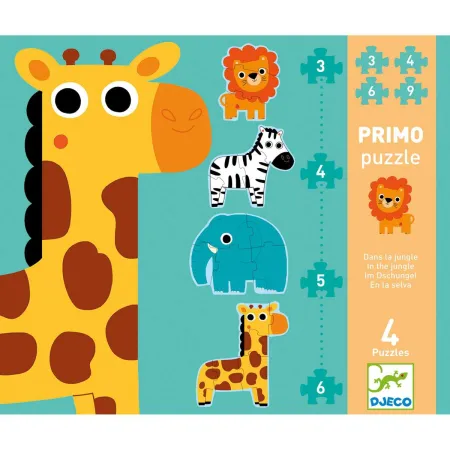 Puzzles Primo Dans la jungle - Djeco