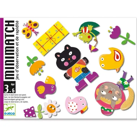 Minimatch Jeu de Cartes Éducatif Enfant 3 Ans - Djeco