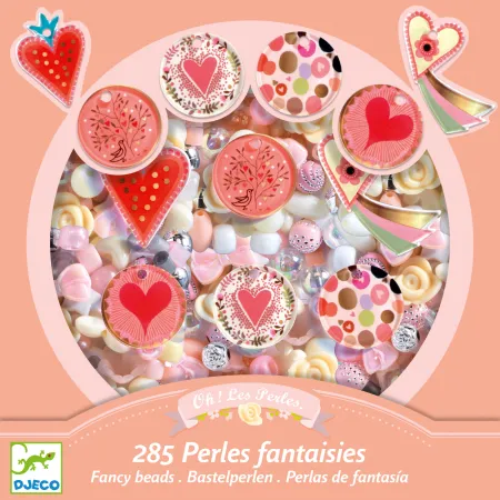 Perles Fantaisies Coeurs Coffret Bijoux Enfant - Djeco