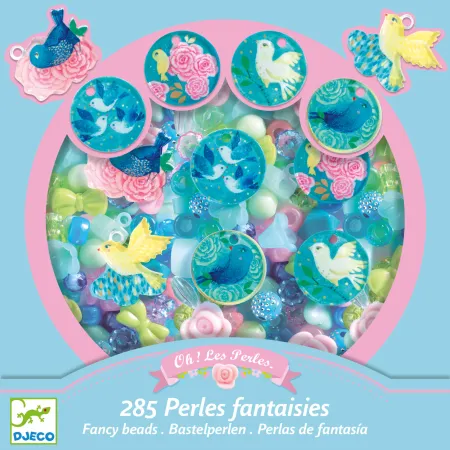 Perles Fantaisies Oiseaux Coffret Bijoux Enfant - Djeco