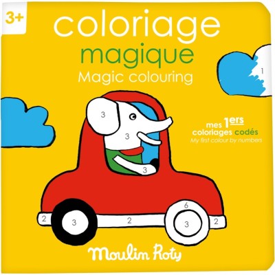 Cahier de coloriages magiques les Popipop - Moulin Roty